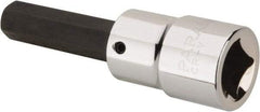 Paramount - 1/2" Drive, 7/16" Hex Bit Socket - 3-1/4" OAL, 1-3/4" Bit Length - Top Tool & Supply