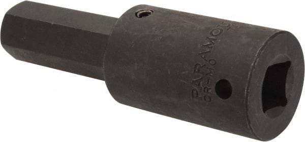 Paramount - 1/2" Drive, 18mm Impact Hex Bit Socket - 4" OAL - Top Tool & Supply