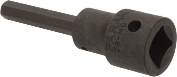 Paramount - 1/2" Drive, 5/16" Impact Hex Bit Socket - 1-3/4" Bit Length, 3-1/4" OAL - Top Tool & Supply