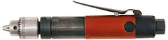 Ingersoll-Rand - 1/4" Keyed Chuck - Inline Handle, 1,900 RPM, 15 CFM, 0.25 hp, 90 psi - Top Tool & Supply