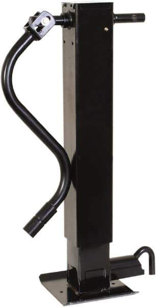 Buyers Products - Square Sidewind Trailer Jack - 12,000 Lb Load Capacity, 31 to 57" Service Height - Top Tool & Supply