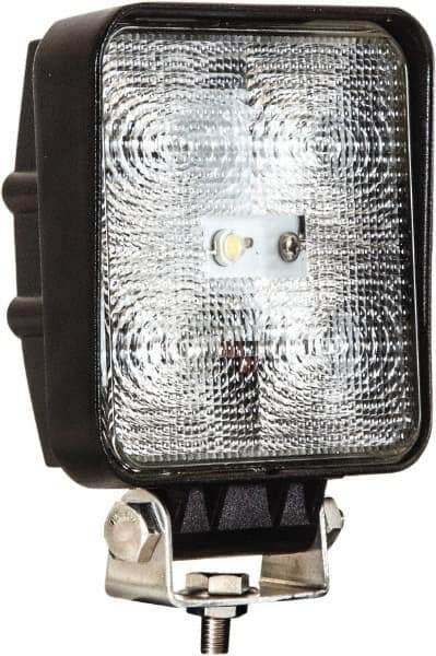 Buyers Products - 12 to 24 Volt, Clear Flood Beam Light - 1.2 Amps, 1,050 Lumens, 5 LED Lamp - Top Tool & Supply