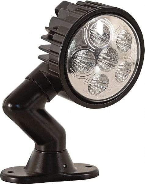 Buyers Products - 12 to 24 Volt, Clear LED Spotlight - 1.5 Amps, 1,350 Lumens, 6 LED Lamp - Top Tool & Supply