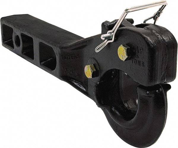 Buyers Products - 10,000 Lb Capacity Receiver Mount Pintle Hook - For Use with Trailers - Top Tool & Supply