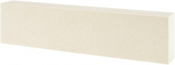 Tru-Maxx - 120 Grit Aluminum Oxide Rectangular Polishing Stone - Fine Grade, 2" Wide x 8" Long x 1" Thick - Top Tool & Supply