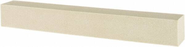 Tru-Maxx - 120 Grit Aluminum Oxide Square Polishing Stone - Fine Grade, 1" Wide x 8" Long x 1" Thick - Top Tool & Supply