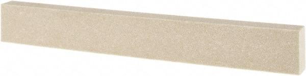 Tru-Maxx - 120 Grit Aluminum Oxide Rectangular Polishing Stone - Fine Grade, 1" Wide x 8" Long x 1/2" Thick - Top Tool & Supply