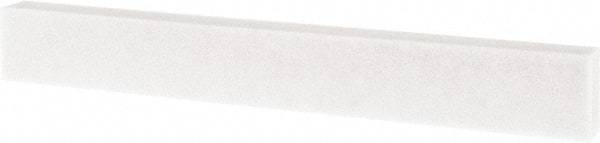 Tru-Maxx - 80 Grit Aluminum Oxide Rectangular Polishing Stone - Medium Grade, 1" Wide x 8" Long x 1/2" Thick - Top Tool & Supply