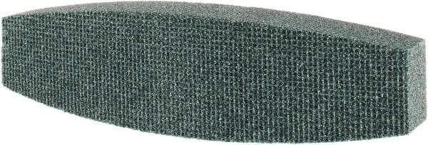 Tru-Maxx - 46 Grit Silicon Carbide Boat (Shape) Polishing Stone - Coarse Grade, 2-1/2" Wide x 9" Long x 1-1/2" Thick - Top Tool & Supply