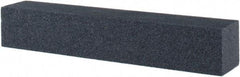 Tru-Maxx - 120 Grit Silicon Carbide Square Polishing Stone - Fine Grade, 1" Wide x 6" Long x 1" Thick - Top Tool & Supply