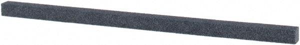 Tru-Maxx - 120 Grit Silicon Carbide Square Polishing Stone - Fine Grade, 1/4" Wide x 6" Long x 1/4" Thick - Top Tool & Supply