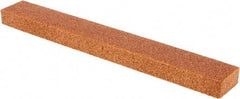 Tru-Maxx - 80 Grit Aluminum Oxide Rectangular Roughing Stone - Medium Grade, 1" Wide x 8" Long x 1/2" Thick - Top Tool & Supply