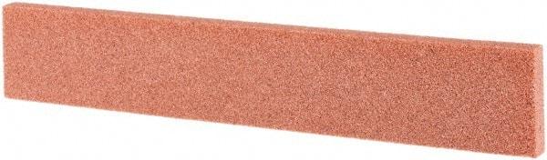 Tru-Maxx - 100 Grit Aluminum Oxide Rectangular Roughing Stone - Fine Grade, 1" Wide x 6" Long x 1/4" Thick - Top Tool & Supply