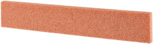 Tru-Maxx - 80 Grit Aluminum Oxide Rectangular Roughing Stone - Medium Grade, 1" Wide x 6" Long x 1/4" Thick - Top Tool & Supply