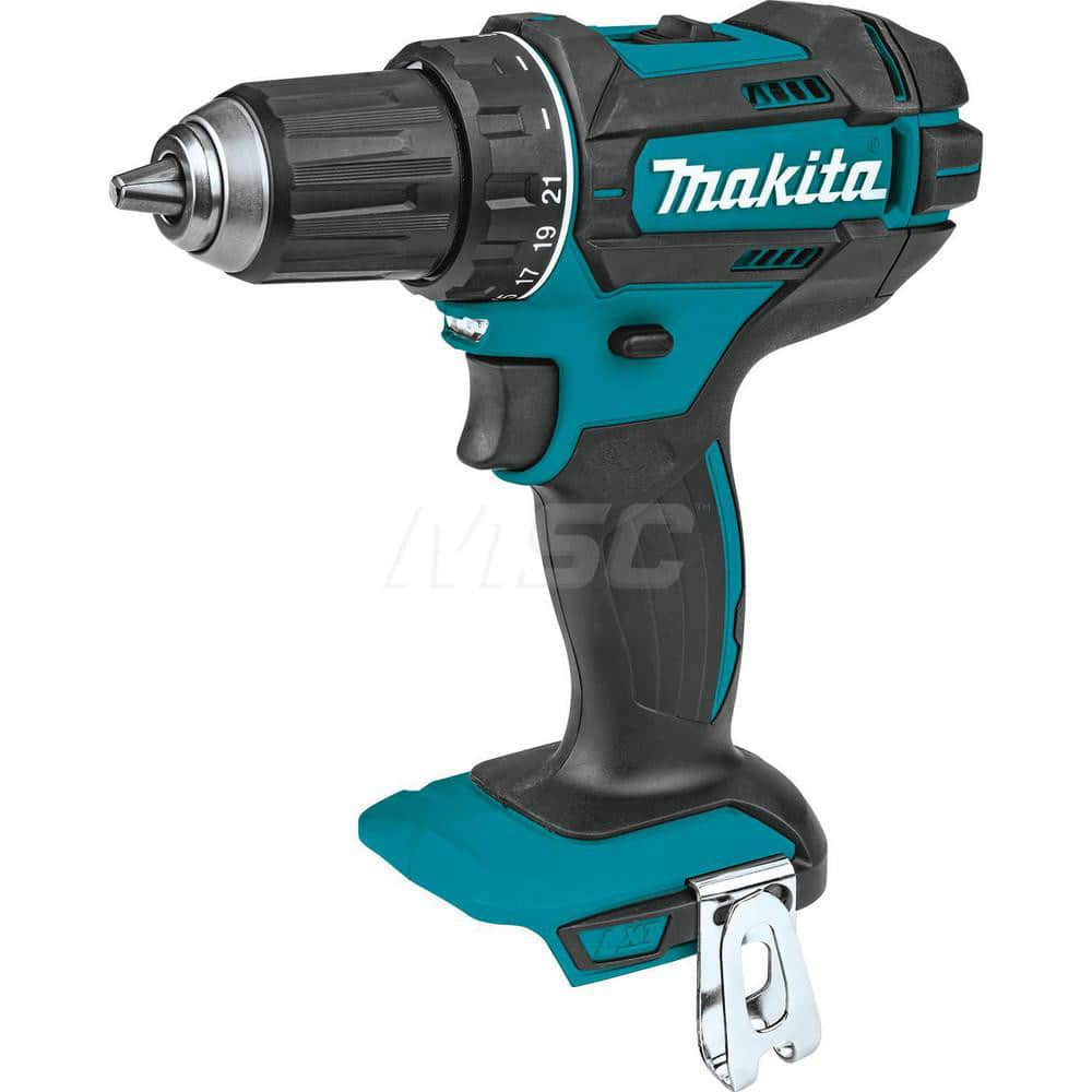 Cordless Drill: 18V, 1/2″ Chuck, 0 to 600 & 0 to 1,900 RPM Keyless & Ratcheting Chuck, Lithium-ion Battery