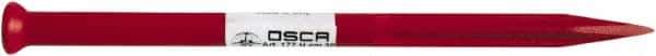 Osca - 12" OAL x 13/32" Blade Width Brick Chisel - Chrome Vanadium Steel Handle - Top Tool & Supply