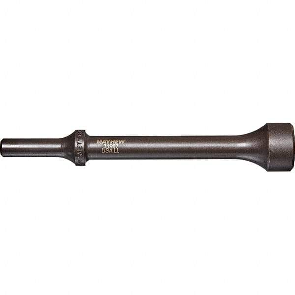 Mayhew - 1" Head Width, 6" OAL, Pneumatic Hammer - Round Drive, Round Shank, Steel - Top Tool & Supply