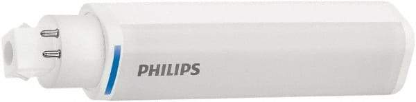 Philips - 10 Watt LED Commercial/Industrial 4 Pin Lamp - 4,000°K Color Temp, 1,300 Lumens, 120, 270, 347 Volts, Plug-in-Vertical, 40,000 hr Avg Life - Top Tool & Supply