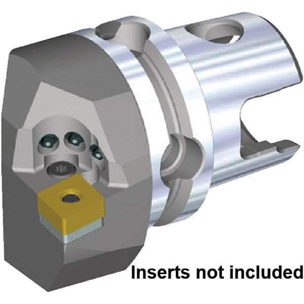 Kennametal - Right Hand Cut, Size KM40TS, CN.. 120408 & CN.. 432 Insert Compatiblity, Internal Modular Turning & Profiling Cutting Unit Head - 27mm Ctr to Cutting Edge, 40mm Head Length, Through Coolant, Series KM40 - Top Tool & Supply