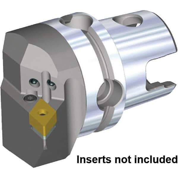 Kennametal - Left Hand Cut, Size KM63TS, DN.. 150608 & DN.. 442 Insert Compatiblity, Internal Modular Turning & Profiling Cutting Unit Head - 43mm Ctr to Cutting Edge, 60mm Head Length, Through Coolant, Series KM63 - Top Tool & Supply