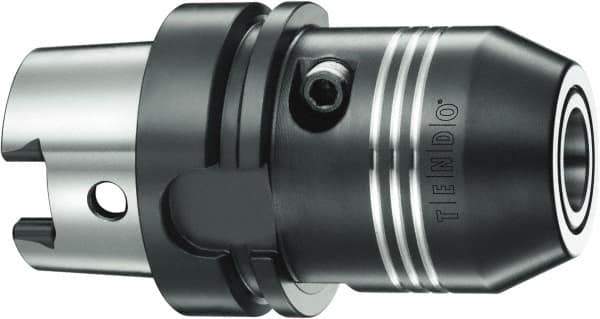 Schunk - HSK63A Taper Shank, 12mm Hole Diam, Hydraulic Tool Holder/Chuck - 42mm Nose Diam, 80mm Projection, 35.5mm Clamp Depth, 25,000 RPM, Through Coolant - Exact Industrial Supply