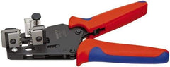 Knipex - 15 to 10 AWG Capacity Precision Wire Stripper - 7-1/2" OAL, Plastic Cushion Handle - Top Tool & Supply