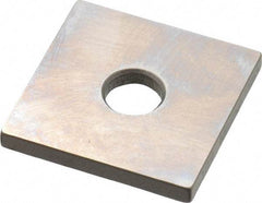 Mitutoyo - 0.109" Square Steel Gage Block - Accuracy Grade 0, Includes Certificate of Inspection - Top Tool & Supply