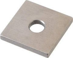 Mitutoyo - 0.118" Square Steel Gage Block - Accuracy Grade 0, Includes Certificate of Inspection - Top Tool & Supply