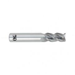 7/32 Dia. x 2-1/2 Overall Length 3-Flute Square End Solid Carbide SE End Mill-Round Shank-Center Cutting-Uncoated - Top Tool & Supply