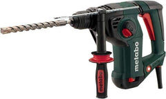 Metabo - 120 Volt 1-1/4" SDS Plus Chuck Electric Hammer Drill - 0 to 4,470 BPM, 0 to 1,150 RPM, Reversible - Top Tool & Supply