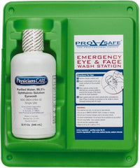 PRO-SAFE - 32 oz, Disposable Eyewash Single Station - Approved by FDA - Top Tool & Supply