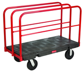 Sheet & Panel Truck 24 x 48 - Removable 27" high vertical frames - Duramold™ -- 2 fixed, 2 swivel casters - Top Tool & Supply