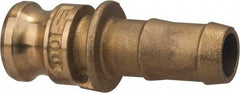 Value Collection - 1" Brass Cam & Groove Suction & Discharge Hose Male Adapter Hose Shank - Part E, 1,000 Max psi - Top Tool & Supply