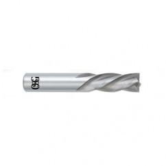 1/4 Dia. x 2-1/2 Overall Length 4-Flute Square End Solid Carbide SE End Mill-Round Shank-Center Cutting-Uncoated - Top Tool & Supply