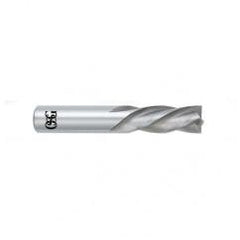 1/4 Dia. x 2-1/2 Overall Length 4-Flute Square End Solid Carbide SE End Mill-Round Shank-Center Cutting-Uncoated - Top Tool & Supply