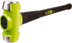 Wilton - 10 Lb Head, 30" Long Sledge Hammer - Steel Head, Steel Handle with Grip - Top Tool & Supply