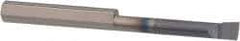 Accupro - 0.18" Min Bore Diam, 1-1/2" Max Bore Depth, 1/4 Shank Diam, Boring Bar - Right Hand Cut, Solid Carbide, AlTiN Finish - Exact Industrial Supply