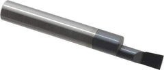 Accupro - 0.23" Min Bore Diam, 0.6" Max Bore Depth, 5/16 Shank Diam, Boring Bar - Right Hand Cut, Solid Carbide, TiAlN Finish - Exact Industrial Supply