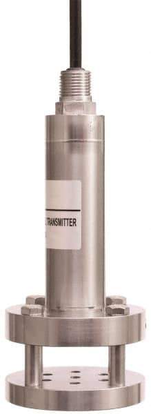 Flowline - 11.55' Water Column Transmission Range Wastewater Pressure Level Transmitter - 5 Max psi, ±0.25% of Full Scale Accuracy, 13 to 30 VDC - Top Tool & Supply