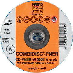 PFERD - Quick Change Discs; Disc Diameter (Inch): 2 ; Attaching System: Quick Change Type CD ; Abrasive Type: Non-Woven ; Abrasive Material: Aluminum Oxide ; Grade: Coarse ; Backing Material: Cloth - Exact Industrial Supply