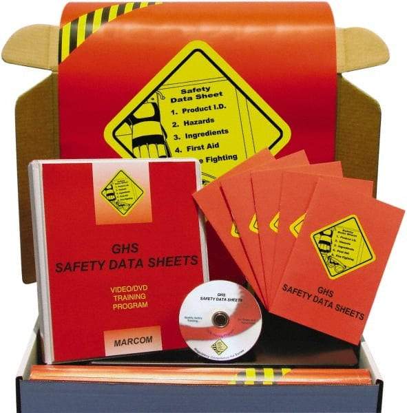 Marcom - GHS Safety Data Sheets, Multimedia Training Kit - 16 Minute Run Time DVD, 1 Course, English - Top Tool & Supply