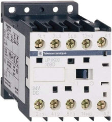 Schneider Electric - 3 Pole, 24 Coil VDC, 16 Amp at 690 VAC, 20 Amp at 440 VAC and 9 Amp at 440 VAC, Nonreversible IEC Contactor - BS 5424, CSA, IEC 60947, NF C 63-110, RoHS Compliant, UL Listed, VDE 0660 - Top Tool & Supply