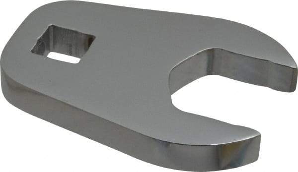 Proto - 27mm 1/2" Drive Full Polish Chrome Open End Crowfoot Wrench - 2.9" OAL - Top Tool & Supply