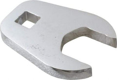 Proto - 28mm 1/2" Drive Full Polish Chrome Open End Crowfoot Wrench - 3" OAL - Top Tool & Supply