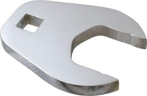 Proto - 35mm 1/2" Drive Full Polish Chrome Open End Crowfoot Wrench - 3.4" OAL - Top Tool & Supply