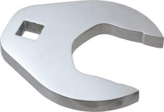 Proto - 41mm 1/2" Drive Full Polish Chrome Open End Crowfoot Wrench - 3-1/2" OAL - Top Tool & Supply