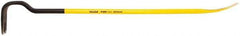 Stanley - 36" OAL Wrecking Bar - 5-21/64" Wide, Spring Steel - Top Tool & Supply