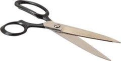 Wiss - 5" LOC, 10-3/8" OAL Inlaid Industrial Straight Shears - Straight Handle, For Carpet, Drapery, Upholstery - Top Tool & Supply