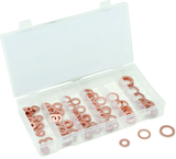 110 Pc. Copper Washer Assortment - 1/4" - 5/8" - Top Tool & Supply