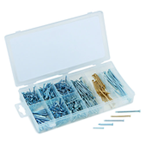 550 Pieces Nail Assortment - Brad nails, finishing nails and masonry nails - Top Tool & Supply